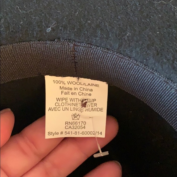 Black wool hat - Picture 6 of 6